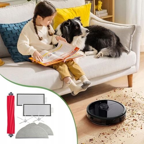 ZESTAW AKCESORIÓW SZCZOTKI FILTRY MOP do XIAOMI ROBOROCK Q7 MAX MAX+ na Arena.pl
