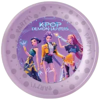 talerze wielorazowe k-pop 21 cm 4 szt.