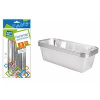 Foremki aluminiowe do mięs pasztetów ciast 500 ml 5 szt.