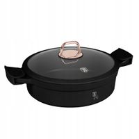 BH-1455 - Garnek granitowy niski 28 cm Berlinger Haus Black Rose Collection