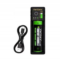 Ładowarka VariCore V10 do AA AAA 21700 26650 + Akumulator 18650 4000mAh
