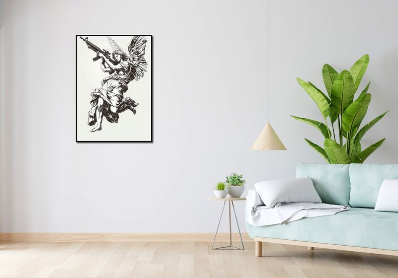 Plakat 64x90cm Anioł Wojny zdjęcie 4