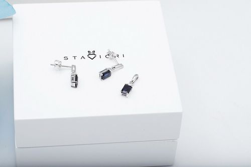 Złote kolczyki KBD1924S - Diament na Arena.pl