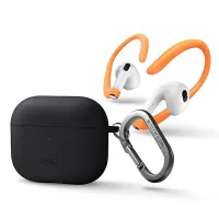 uniq etui nexo airpods 3 gen + ear hookssilicone szary/grey