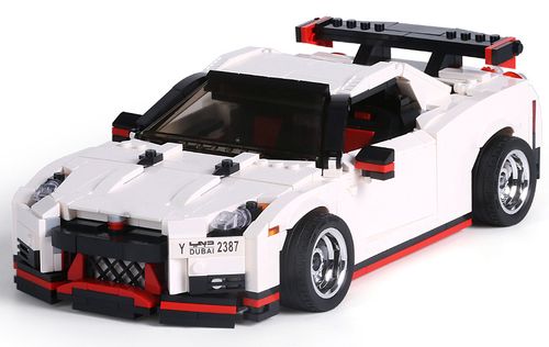 Zestaw Klocków Autko 1034El.białe na Arena.pl