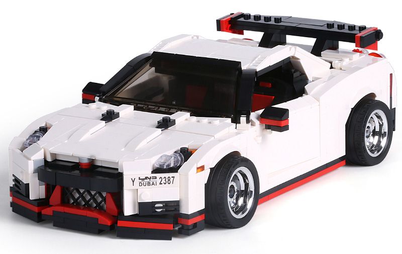 Zestaw Klocków Autko 1034El.białe zdjęcie 6