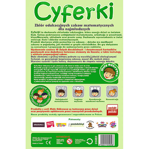 Trefl - Gra Cyferki Mały Odkrywca 01059 na Arena.pl