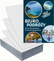 Ulotki A6 reklamowe firmowe 100szt różne wzory BIURO PODRÓŻY