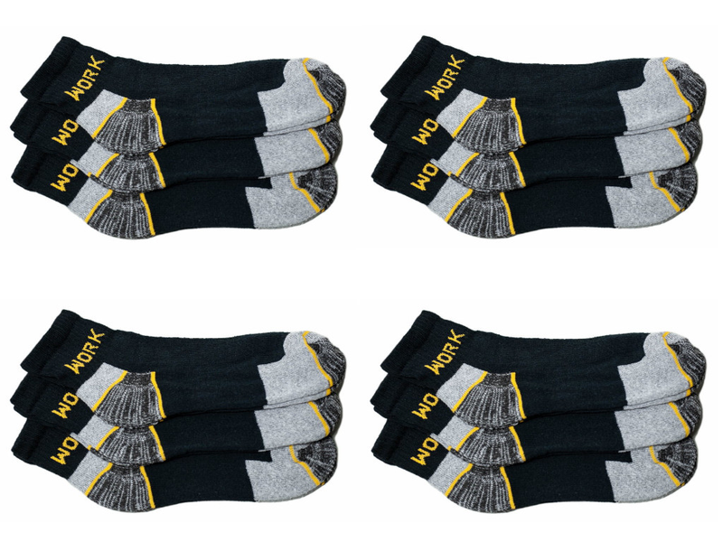 12x Skarpety WORK EKO KRÓTKIE ROBOCZE MOCNE FROTTE 43-46 zdjęcie 3