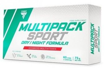 WITAMINY I MINERAŁY DLA SPORTOWCÓW Trec Multipack Sport Day/Night 60 kaps zdjęcie 9