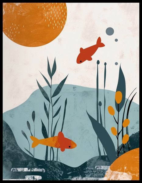 Plakat 50x65cm Podwodny Świat zdjęcie 2