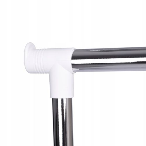 WIESZAK NA UBRANIA BUTY KÓŁKACH STOJĄCY STOJAK SKANDYNAWSKI BIAŁY na Arena.pl