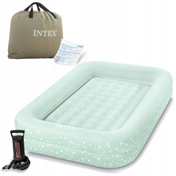 MATERAC DMUCHANY DLA DZIECI INTEX 66810 + POMPKA zdjęcie 1