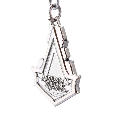 Metalowy brelok assassin's creed na Arena.pl