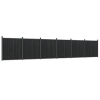 Panel ogrodzeniowy, szary, 1045x186 cm, WPC