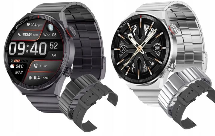 SMARTWATCH ZEGAREK MĘSKI ROZMOWY POLSKIE MENU PULS CIŚNIENIE POWIADOMIENIA zdjęcie 13