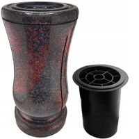 WAZON NAGROBNY - WAZON NA NAGROBEK + WKŁAD Z KRATKĄ