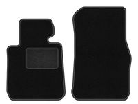 Dywaniki przednie welurowe do: BMW 1 F22 2011-2019 coupe czarne