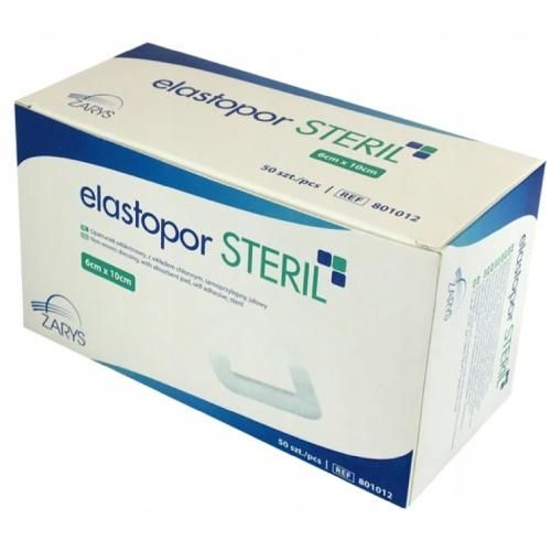 Elastopor STERIL 6cmx10cm Opatrunek jałowy, 50szt zdjęcie 1