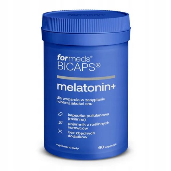 Bicaps Melatonin+ 60 kapsułek zdjęcie 2