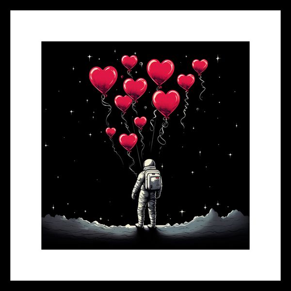 Plakat 30x30cm Astronauta Własnych Celi zdjęcie 3