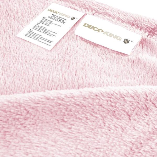 Koc DecoKing POWDERPINK 220X240 zdjęcie 4
