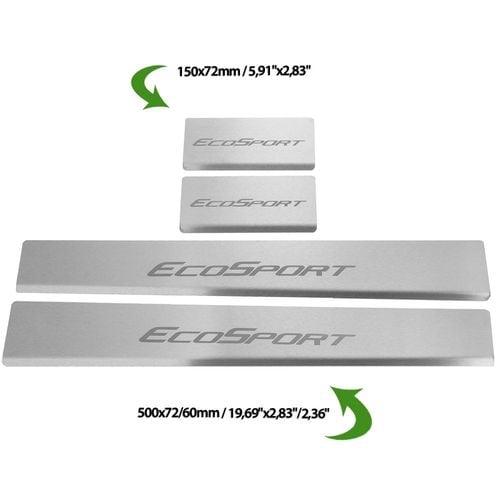 Listwa progowa FORD ECOSPORT MK2 Stal nierdzewna 304 mat 4szt na Arena.pl