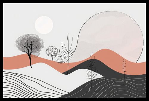 Plakat 45x30cm Półcień Widoku na Arena.pl