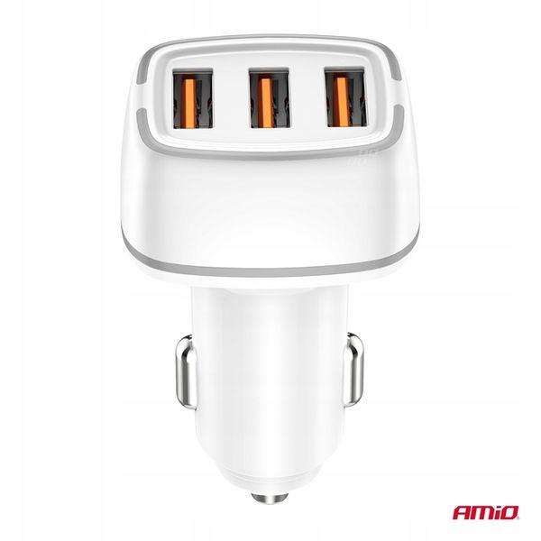 Ładowarka samochodowa 2x USB-A + USB-C 32W zdjęcie 4