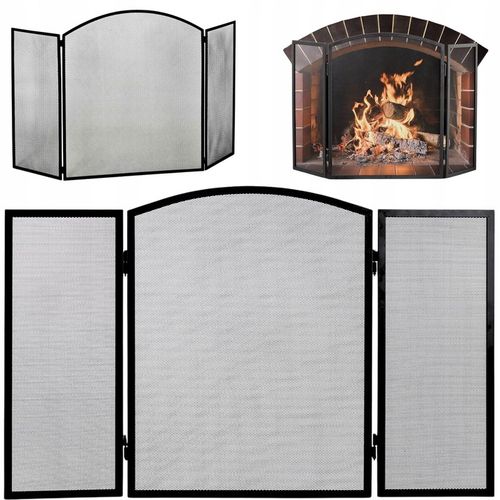 PARAWAN KOMINKOWY EKRAN do Kominka OSŁONA OCHRONNA Kratka XL na Arena.pl