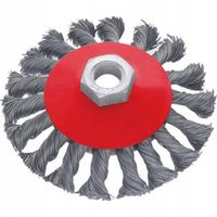 Szczotka druciana czołowa 125 mm M14 hartowana Mastiff MF0125