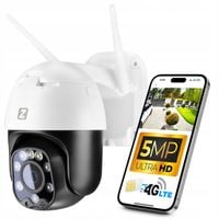 Kamera Obrotowa IP GSM 3G 4G LTE SIM 5MPx 4MPx