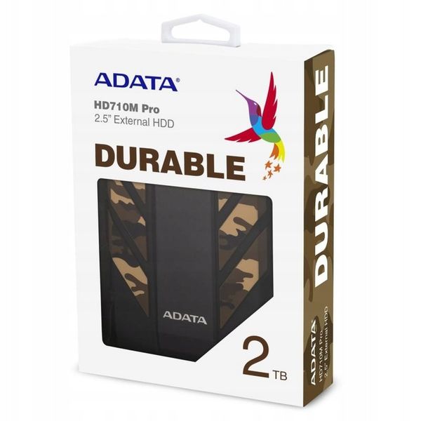 ADATA Durable HD710M PRO Dysk Zewnętrzny 2TB USB3.2 Camo zdjęcie 9