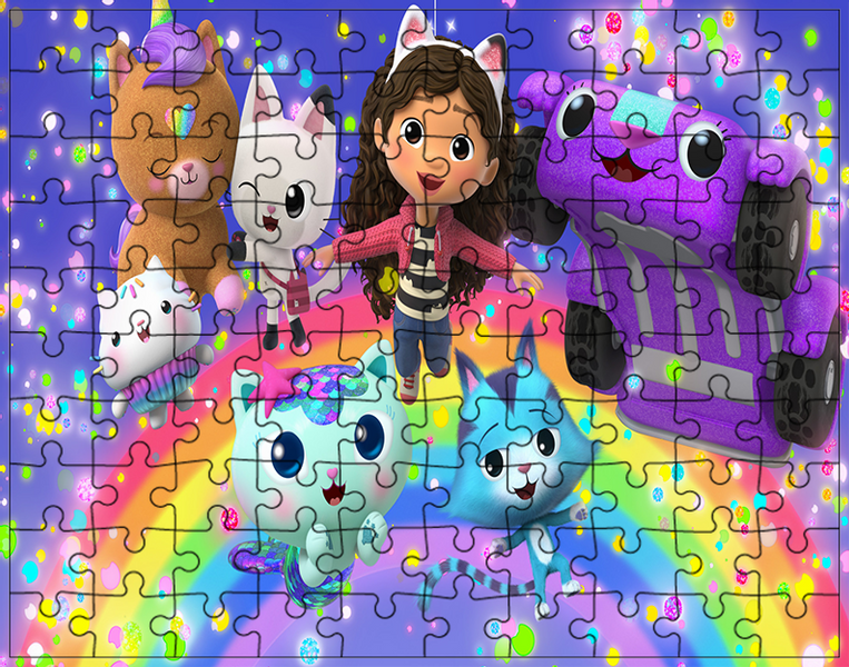 Puzzle Koci Domek Gabi zdjęcie 1