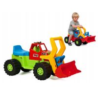 KOPARKA JEŹDZIK DUŻA ZABAWKA DUŻE KOŁA SAMOCHÓD Ruchoma Łyżka DLA DZIECI