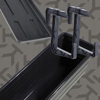 SKRZYNKA BALKONOWA 60 cm DONICZKA DONICA NA KWIATY PODSTAWKA UCHWYTY BALKON