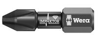 Wera Bit końcówka do wkrętarki Pz2 x 25 mm Impaktor Udarowa 15 szt Bit Box