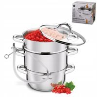 SOKOWNIK PAROWY stalowy garnek INDUKCJA GAZ DO SOKÓW owoców
