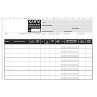 DRUK 346-3 KARTA EWIDENCYJNA WYPOSAŻENIA A5