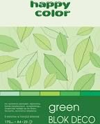 blok deco green a4/20k 170g  5 kolorów 4889 a'5
