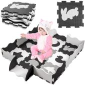 Mata piankowa puzzle 119x119cm Układanka edukacyjna