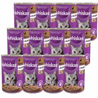 Whiskas Mokra karma dla kotów z kaczką w galaretce 400 g x 12 sztuk