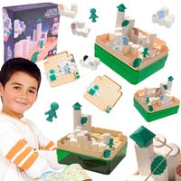 klocki konstrukcyjne mały architekt wieża układanka puzzle gra