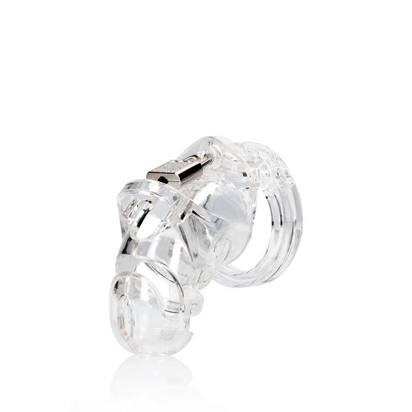 model 25   chastity cage   3.5 / 9 cm   transparent zdjęcie 4