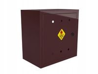 SKRZYNKA GAZOWA 60x60x25 SZAFKA STANDARD NA ZAWÓR GAZ KOLOR BRĄZOWY