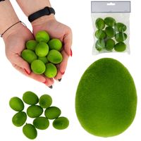 JAJKA WELUROWE JAJECZKA OZDOBNE WIELKANOC 9SZT