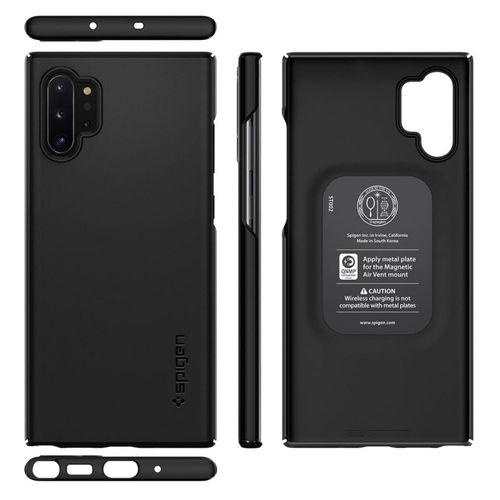 Etui Spigen Thin Fit Samsung Galaxy Note 10+ Plus Czarne na Arena.pl