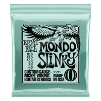 Struny do gitary elektrycznej Ernie Ball 2211 Mondo Slinky Nickel 10,5-52