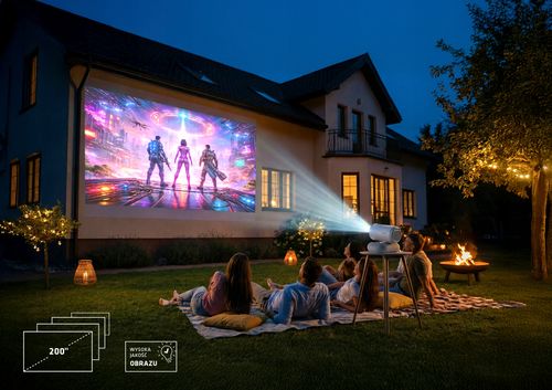 Projektor XBLITZ X-Lumen Szary na Arena.pl
