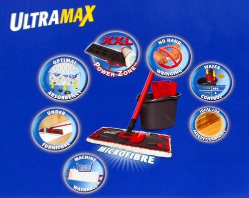 Mop płaski Vileda UltraMax - Mop + Wiadro na Arena.pl